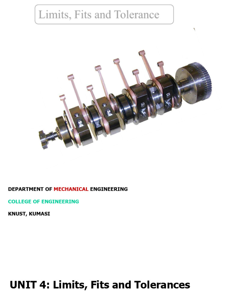 Limits, Fits, and Tolerances Overview | PDF | Engineering Tolerance ...