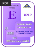 EA Form 2024 for Malaysian Employees | PDF | Employee Benefits | Employment