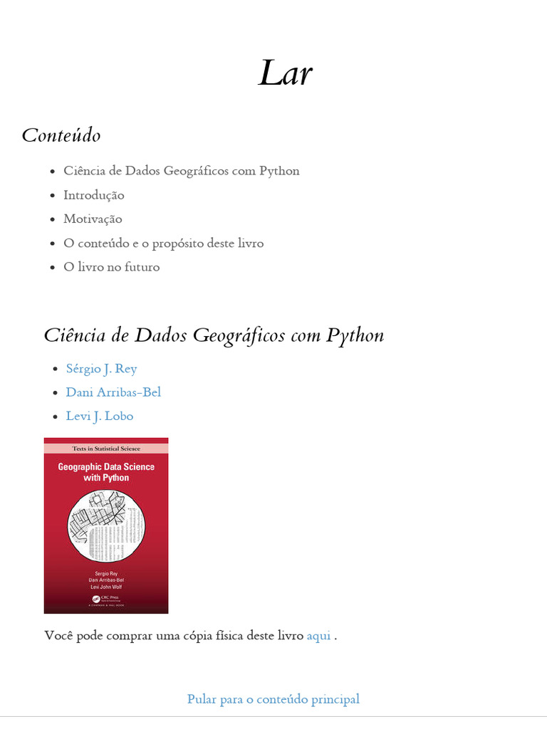 Geographic Data Science with Python | PDF | Spatial Analysis | Geography