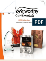 2009 Noteworthy Awards Catalog