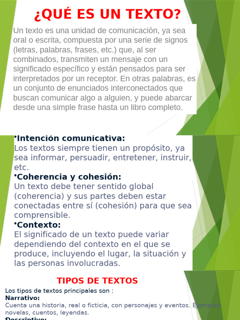 Qué Es Un Texto | PDF