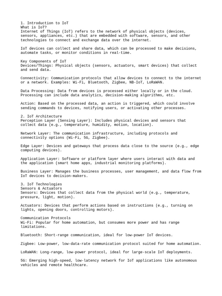 Iiiiioooot | PDF | Internet Of Things | Home Automation