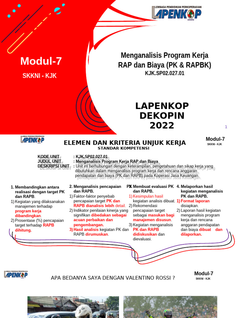 Analisis Program Kerja RAP dan Biaya | PDF