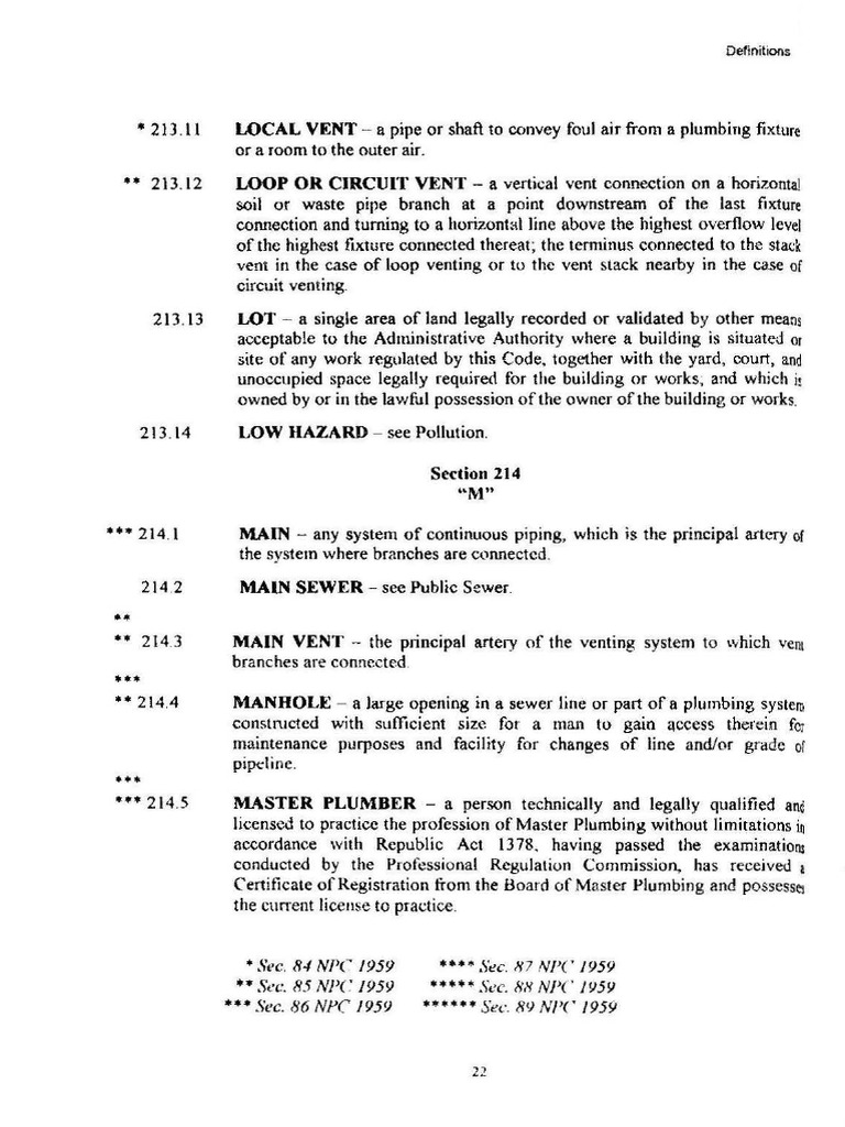 Revised Plumbing Code of the Philippines | PDF | Plumbing | Sanitary Sewer