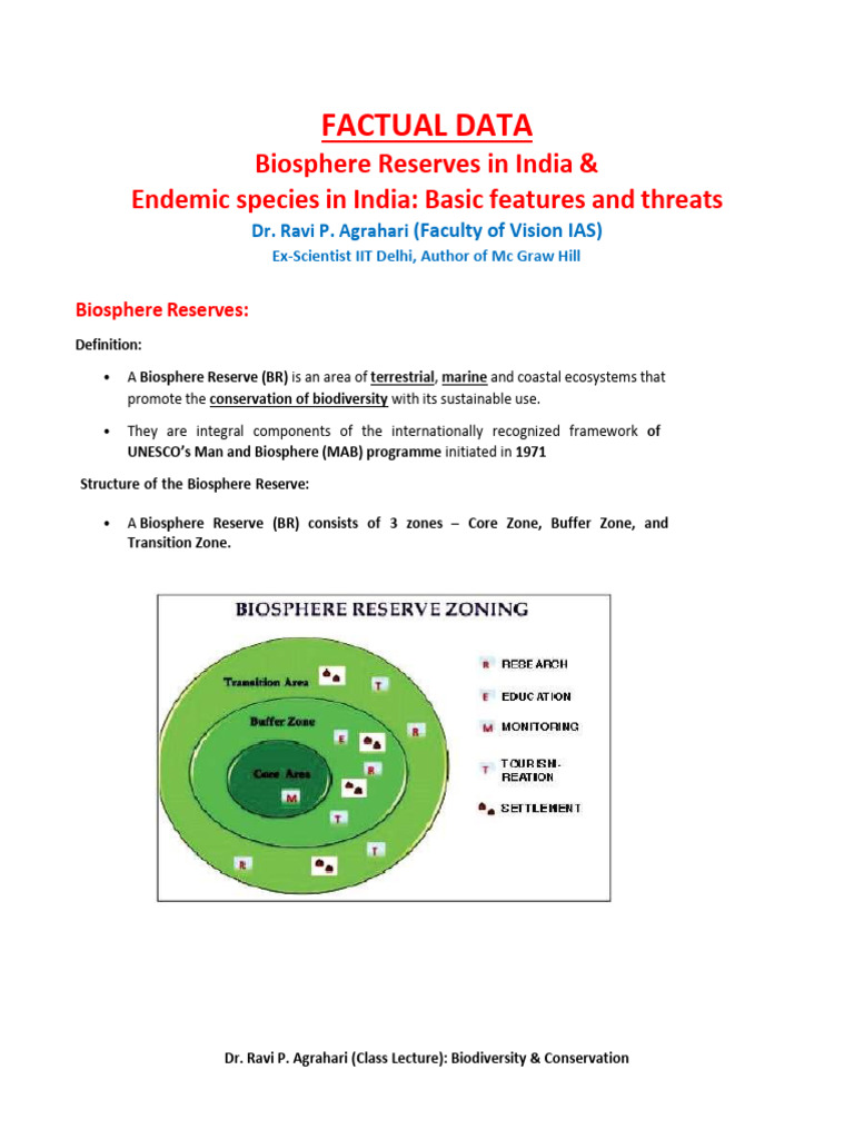 Biodiversity and Conservation in India | PDF