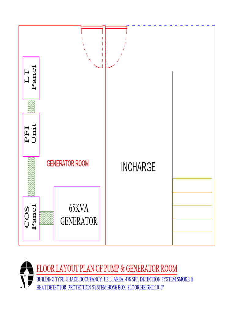 Pump & Generator Room Layout Plan | PDF