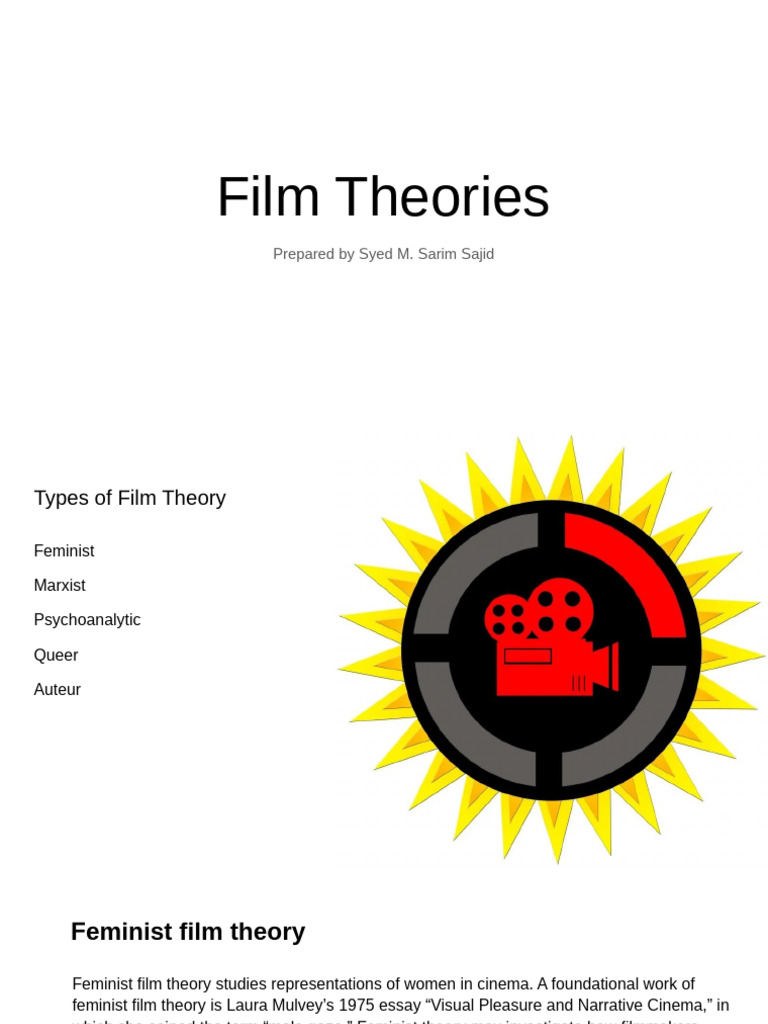 Overview of Film Theories Explained | PDF