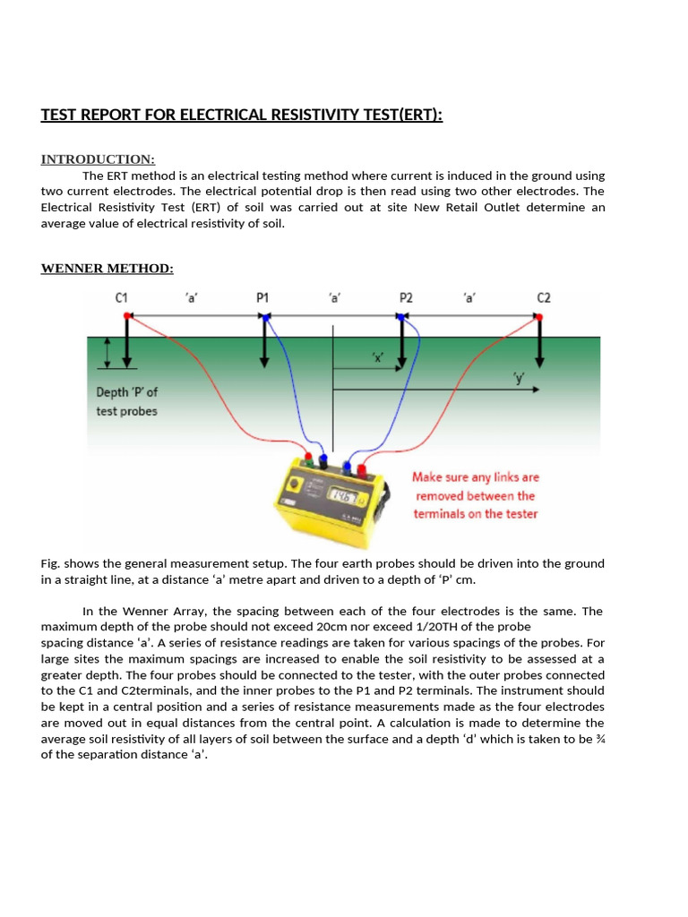 Ert Report | PDF | Quantity | Physical Sciences