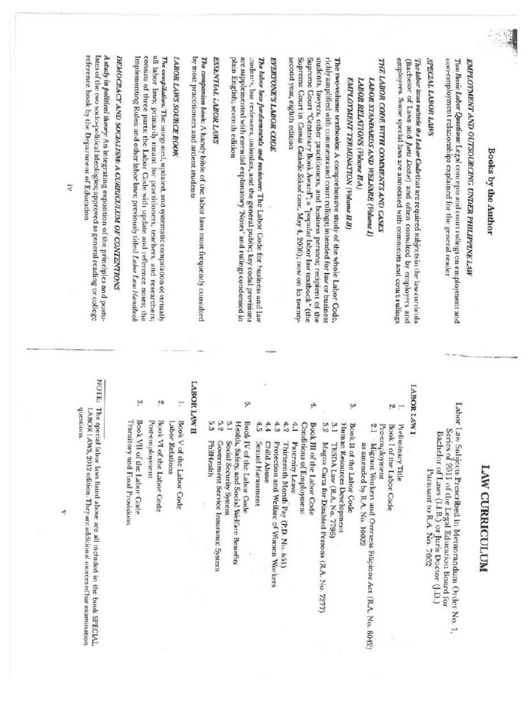 PDF The Labor Code With Comments and Cases Vol 1 Azucena JR 2013 ...