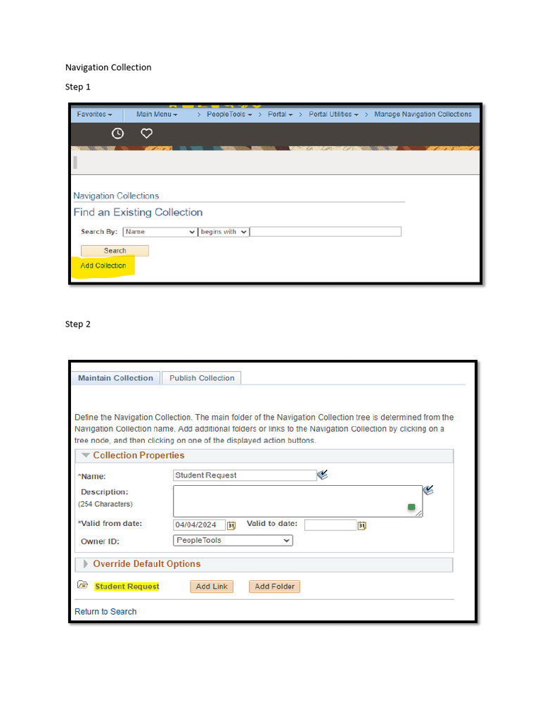Step-by-Step Guide to Navigation Collection | PDF