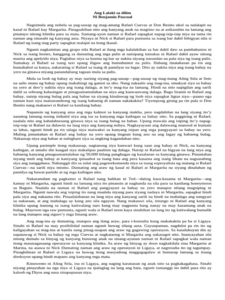 Ang Lalaki Sa Dilim | PDF