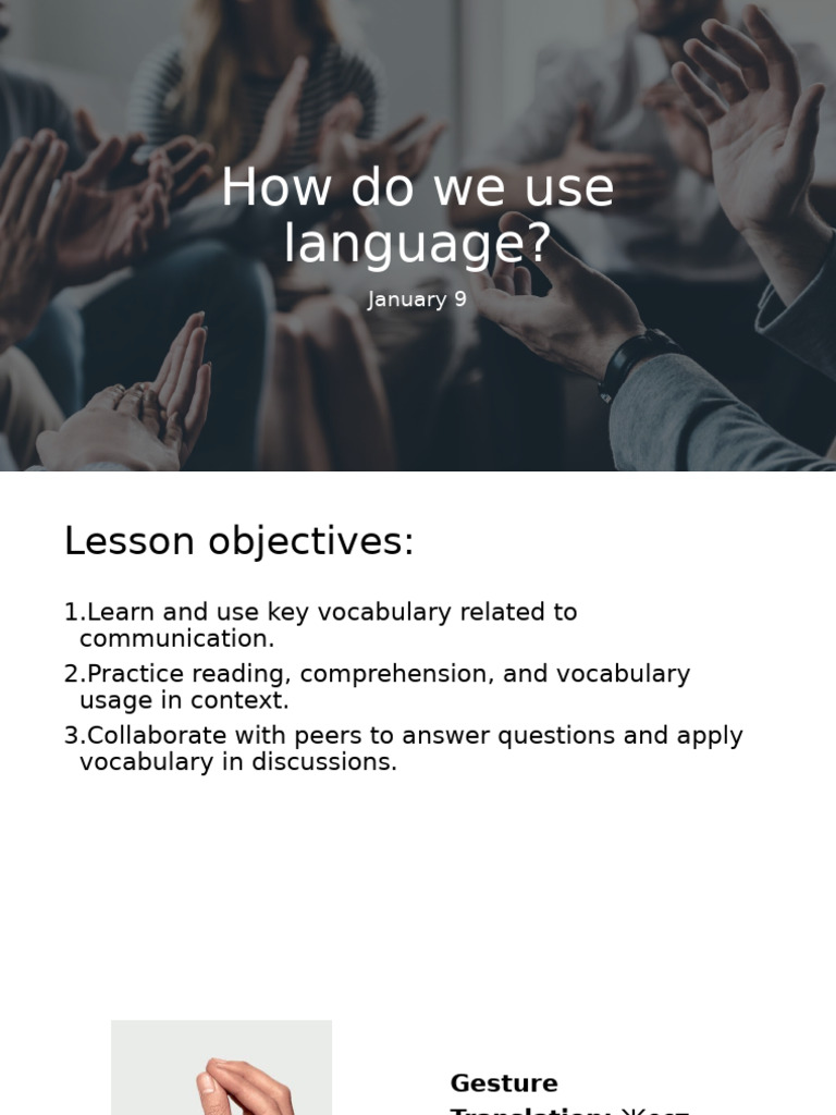 Key Vocabulary for Effective Communication | PDF