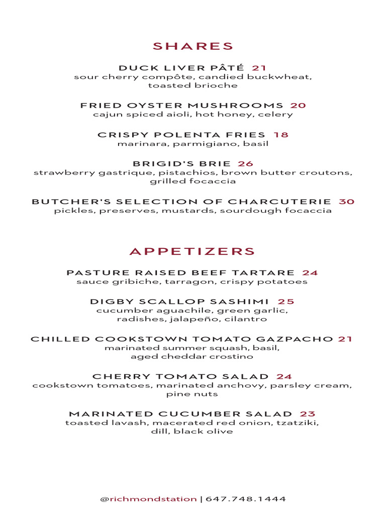 RS Menu Edition 168 | PDF