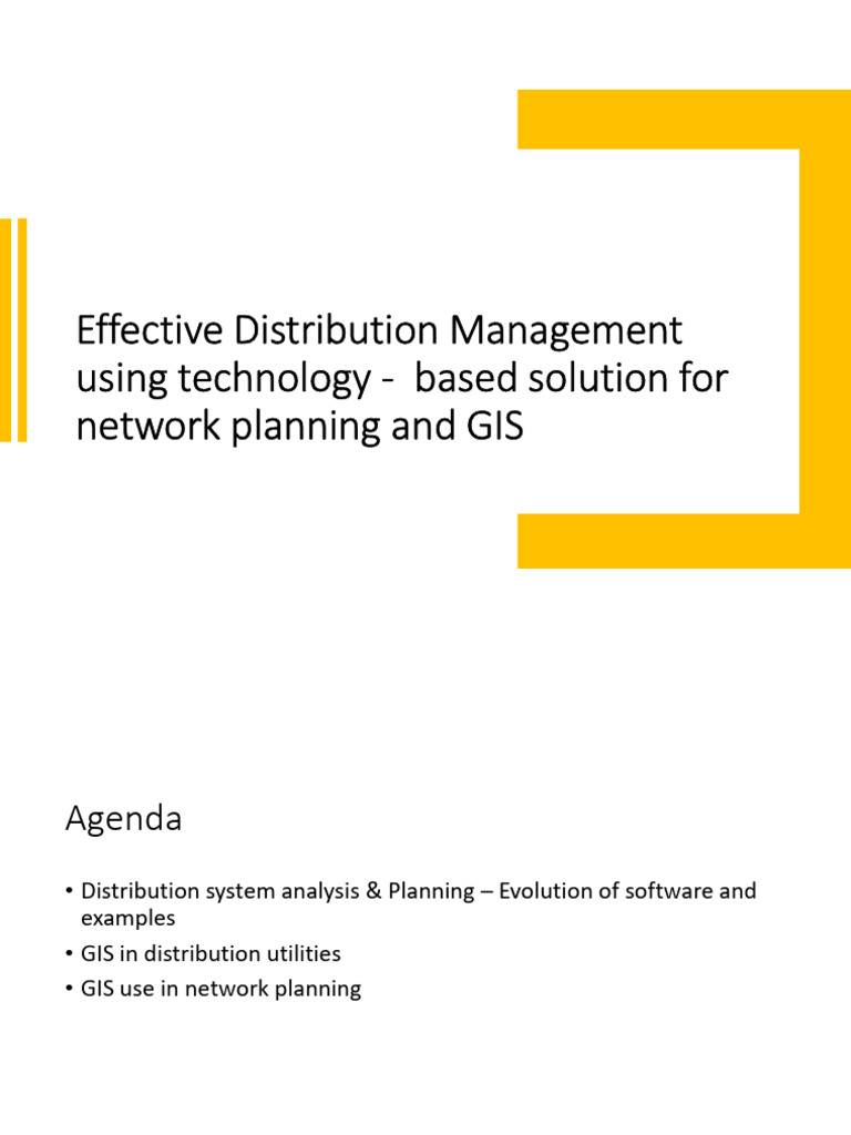 Effective Distribution Management Using Technology | PDF | Geographic ...