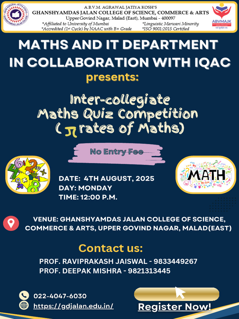 Pirates of Maths Competition Brochure 25-26-1 | PDF