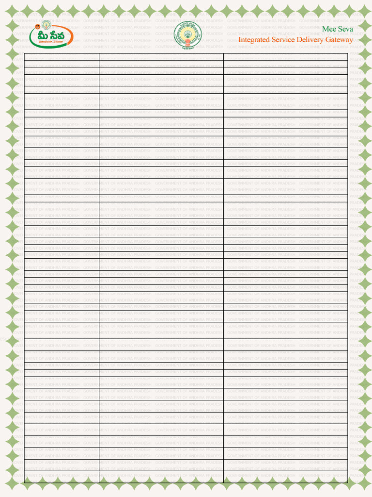 Comprehensive Service Applications List | PDF | License | Birth Certificate