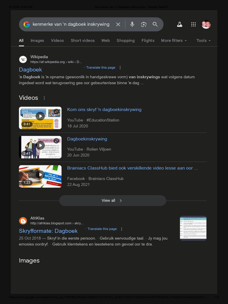 Kenmerke Van 'n Dagboek Inskrywing - Google Search | PDF