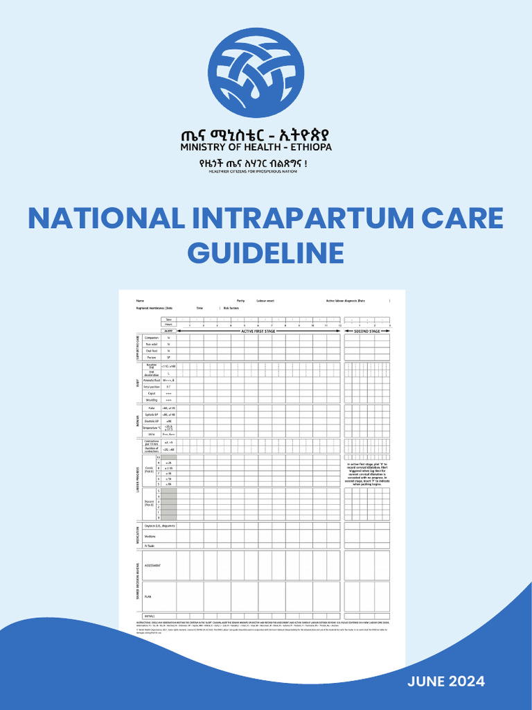 National Intrapartum Care Guidelines 2024 | PDF | Childbirth | Maternal ...