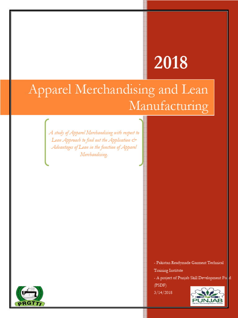 Lean Manufacturing in Apparel Merchandising | PDF | Textiles | Yarn