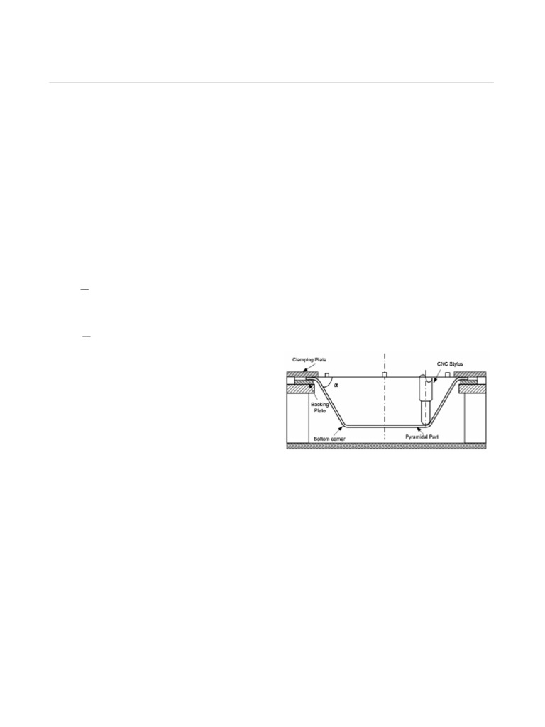 Review of Incremental Sheet Metal Forming | PDF | Sheet Metal | Surface ...