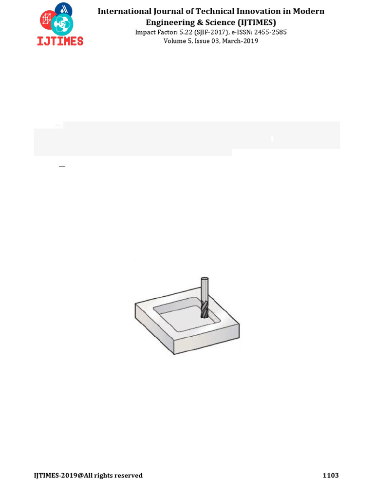 Ijtimes - 2019 - A Brief Review On Feed Rate Optimization and Different ...