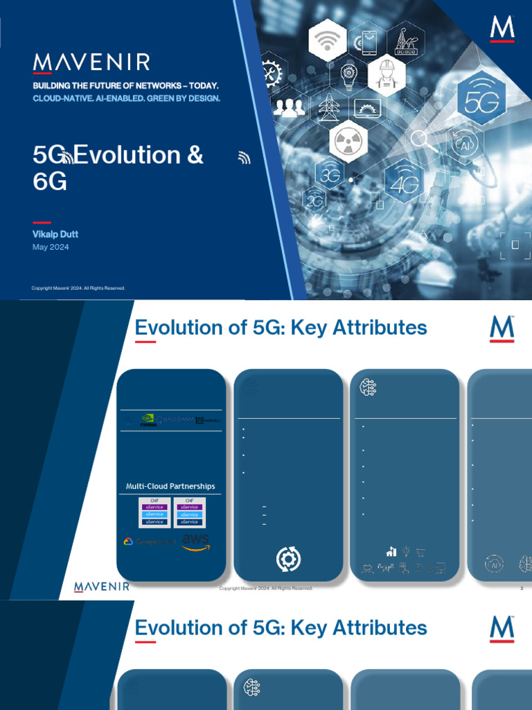 5G Evolution and 6G v1.2 | PDF | Artificial Intelligence | Intelligence ...