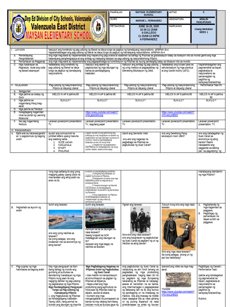 DLL in AP q1 Week 1 | PDF