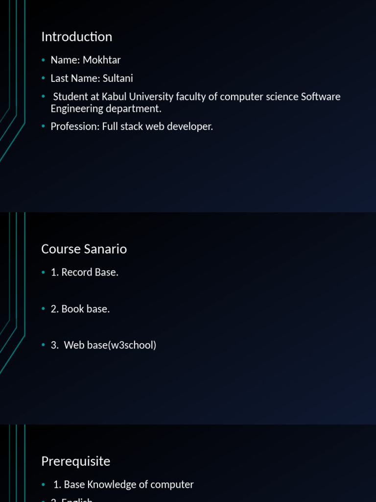 Web Development Course Overview | PDF | World Wide Web | Internet & Web