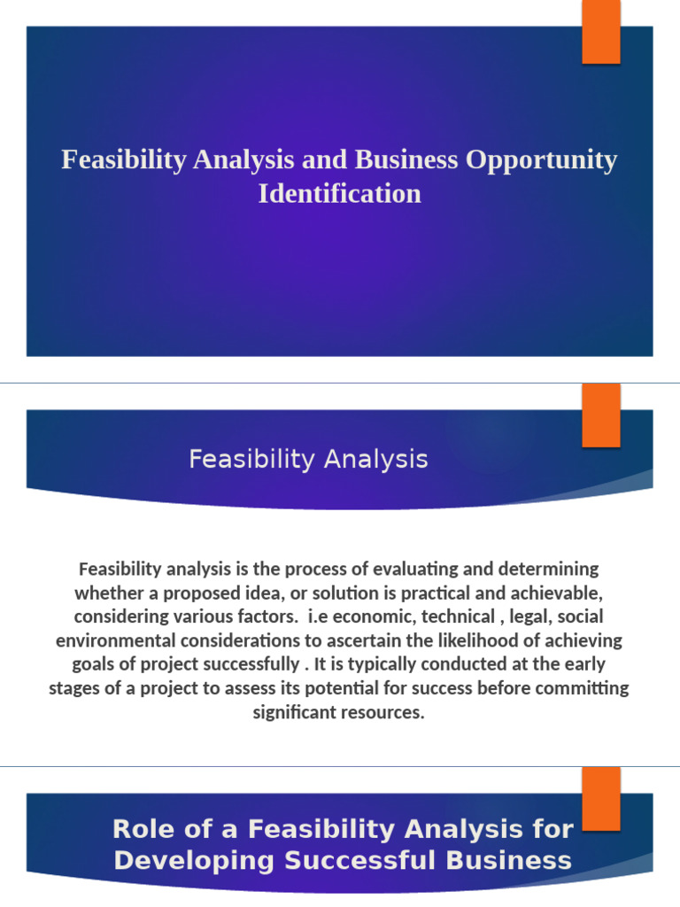 Feasibility Analysis for Business Success | PDF | Feasibility Study ...