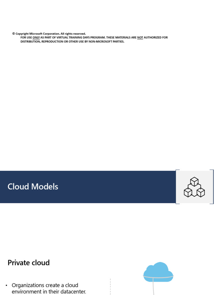 Azure Cloud Training Overview | PDF | Cloud Computing | Microsoft Azure