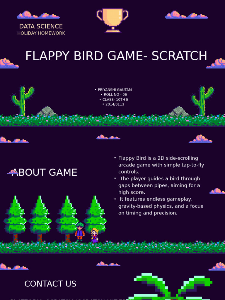 Flappy Bird Game Project on Scratch | PDF