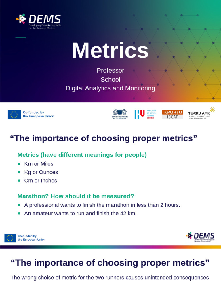 Choosing Effective Metrics for Analytics | PDF | Performance Indicator ...