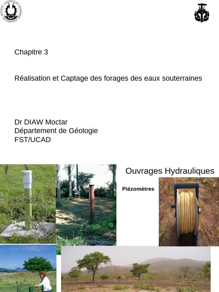 Techniques de Forage pour Eaux Souterraines | PDF | Forage | Grès