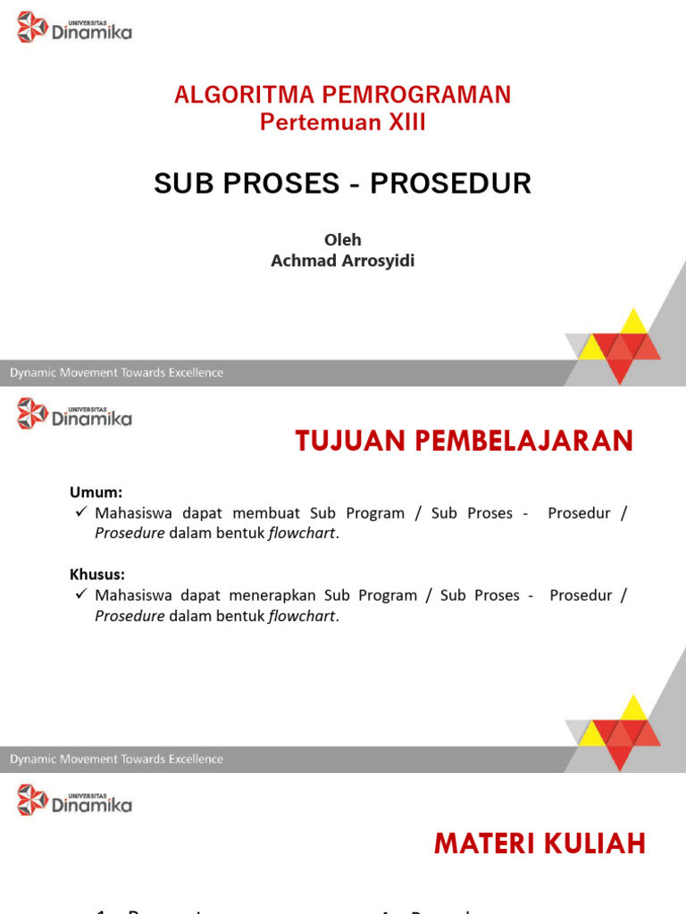 Sub Proses dan Prosedur dalam Flowchart | PDF