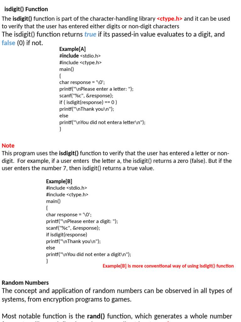 Lesson 4a Function Continued | PDF | Computer Science | Computer ...
