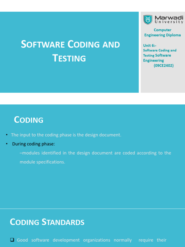 Unit 6pdf 2025 04 09 01 03 24 | PDF | Software Testing | Computer ...