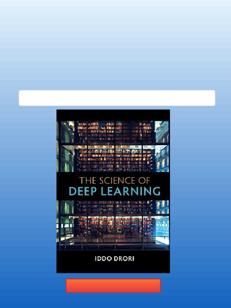 The science of deep learning iddo drori download pdf computational