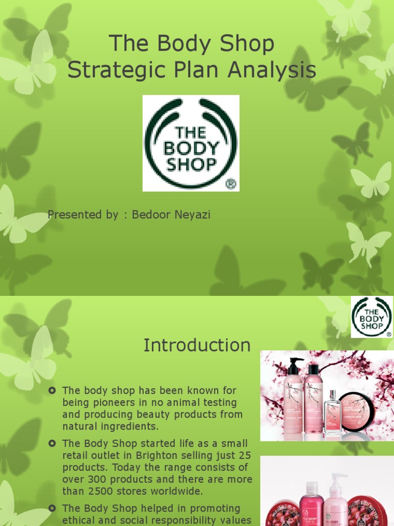 The Body Shop Business Economies