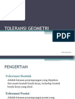 Toleransi Geometri