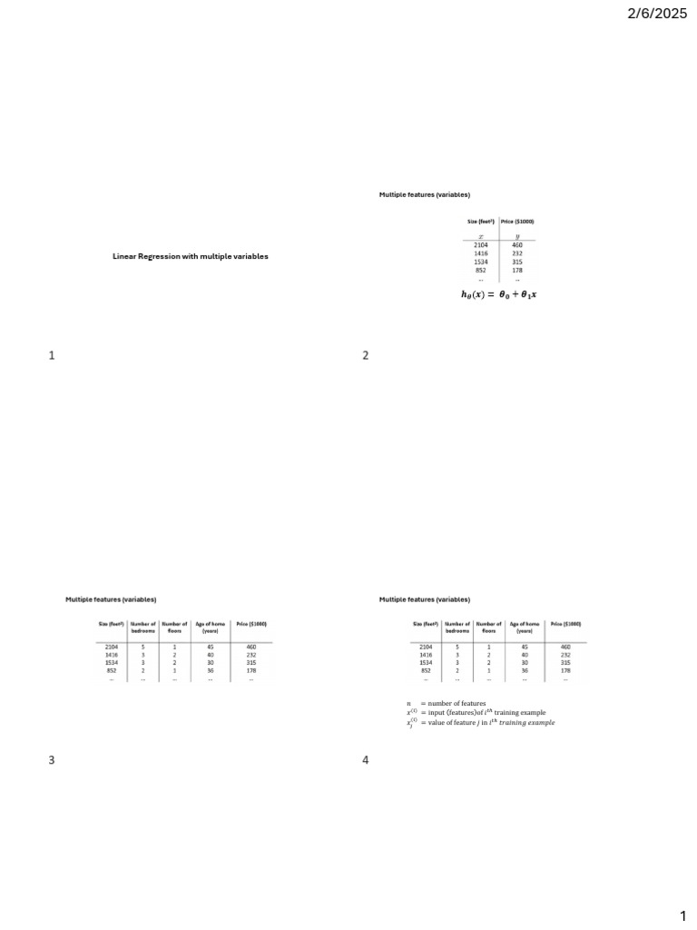 Multi Variate Linear Regression Handouts | PDF | Regression Analysis ...