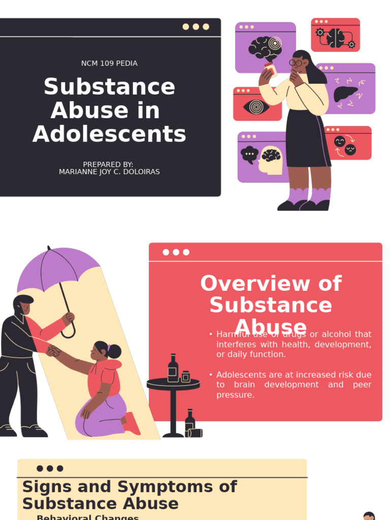 Adolescent Substance Abuse Management | PDF | Substance Abuse | Adolescence