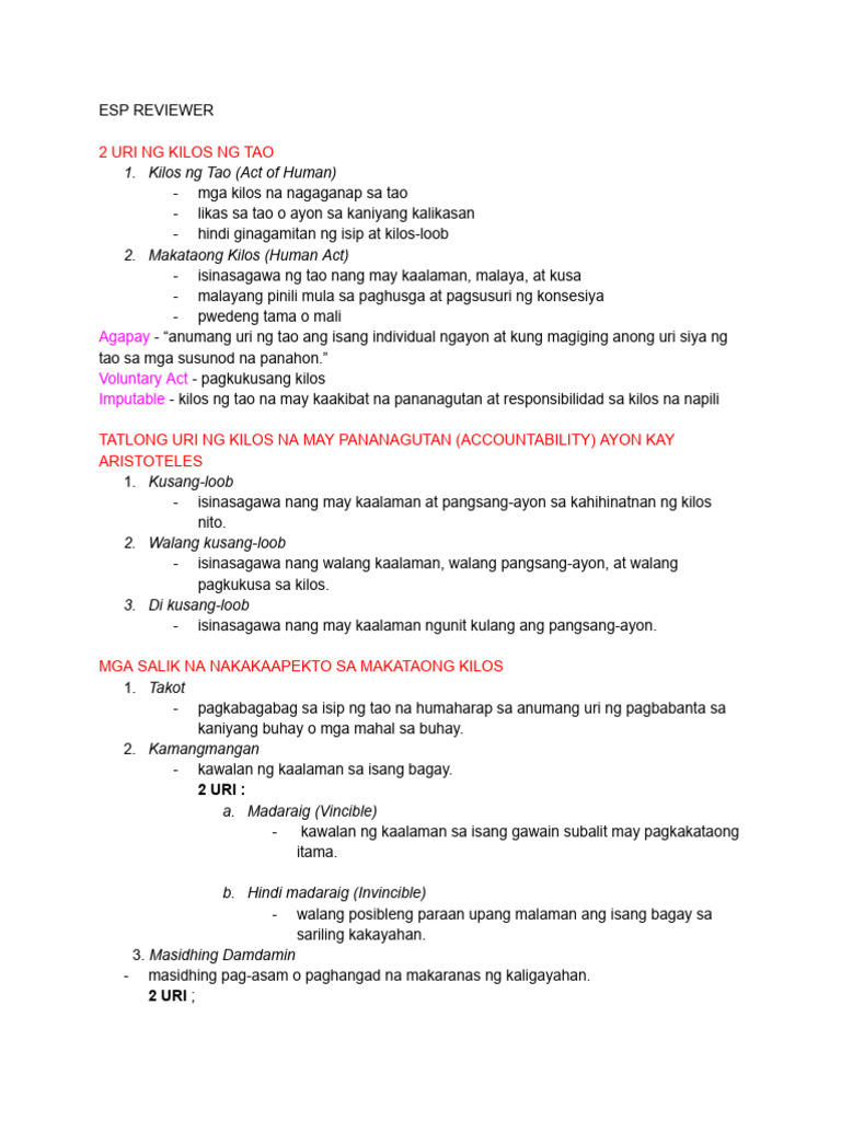 Esp Reviewer | PDF