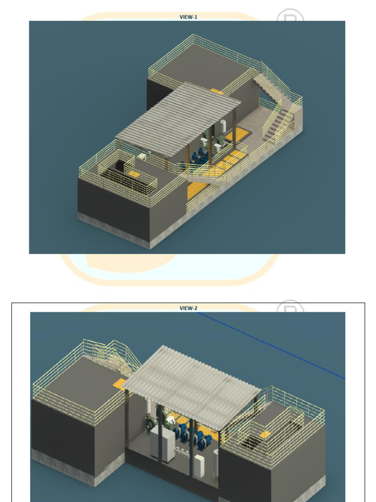 65kld STP - 3d Plan Drawing - r10 All RCC MBBR | PDF