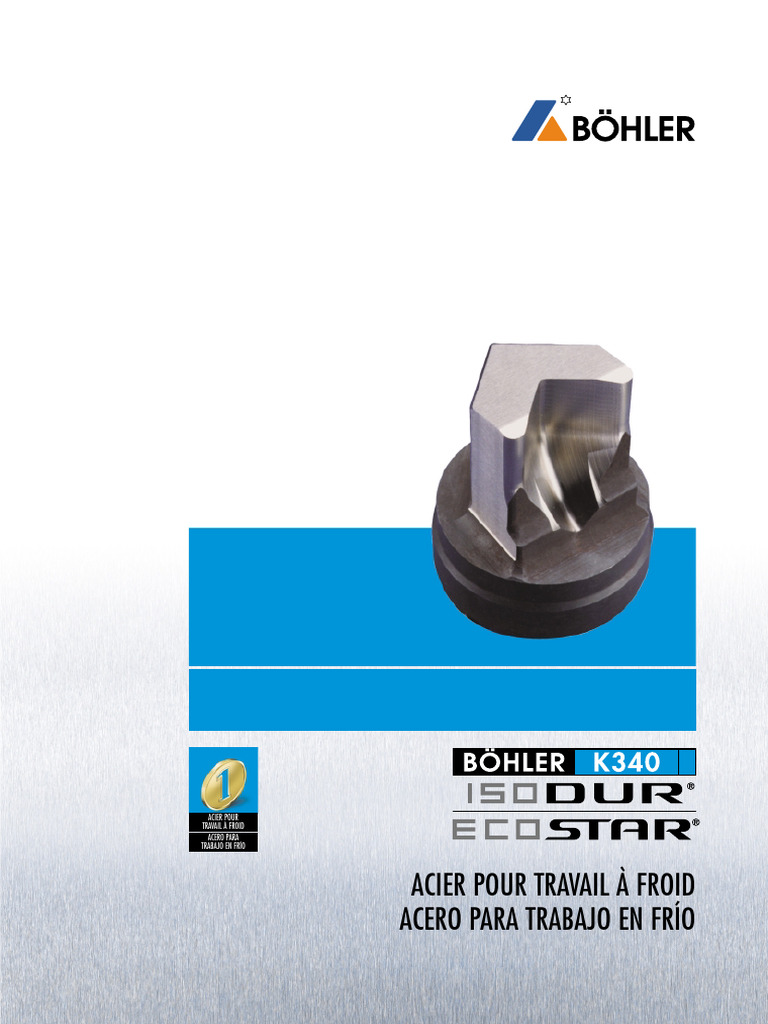 Acier Böhler K340 : Propriétés et Usages | PDF | Acier | Usinage