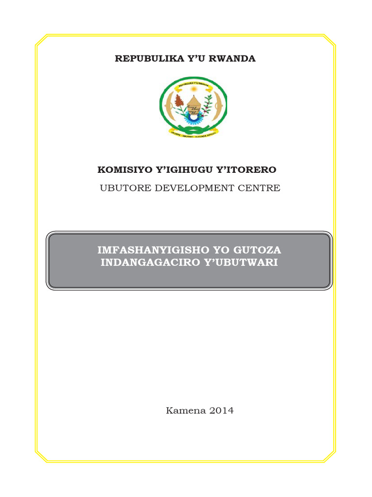 Indangagaciro z'Ubutwari mu Rwanda | PDF | Rwanda | Tutsi