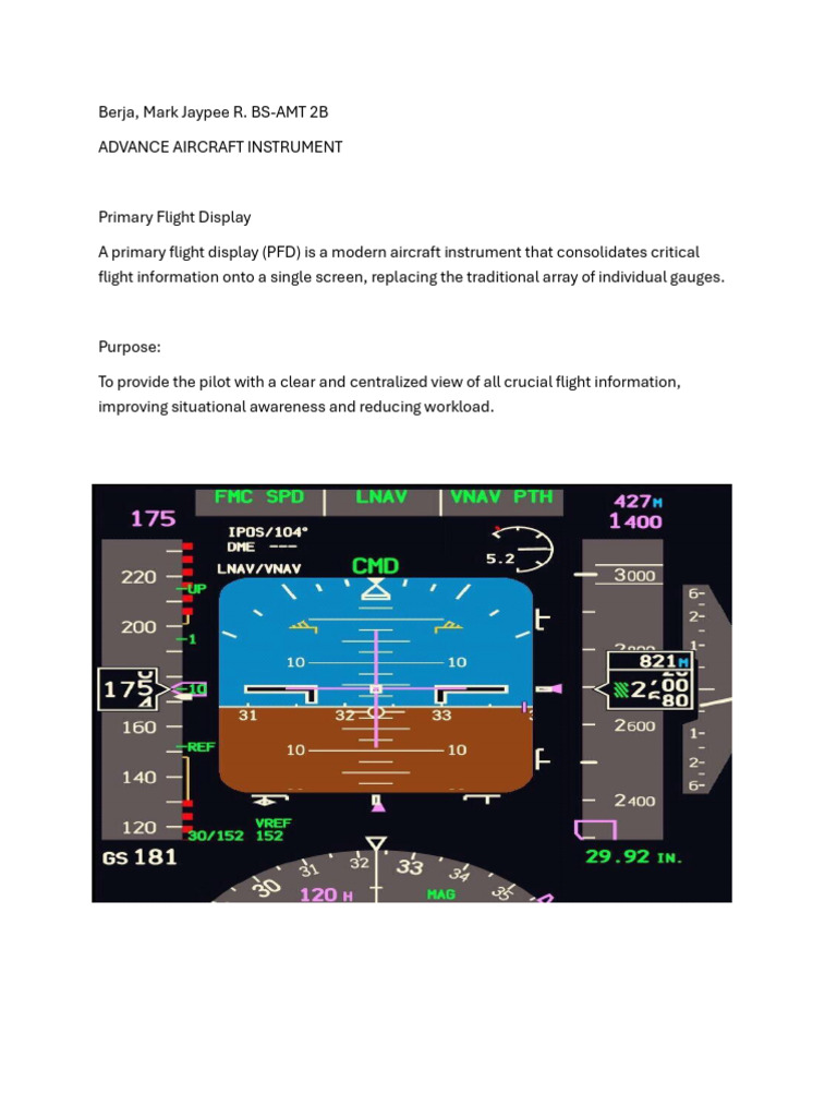 Key Aircraft Instrument Systems Explained | PDF