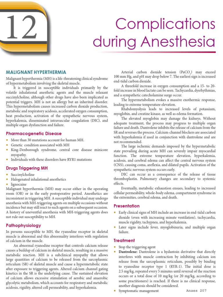 Understanding Malignant Hyperthermia | PDF | Medical Specialties ...