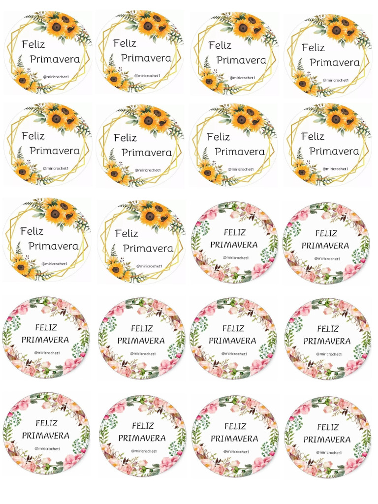 Etiqueta Primavera | PDF
