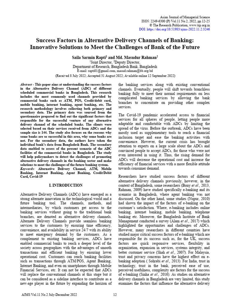 AJMS+Vol 11+no 2+July-December+2022,+pp +12-25 | PDF | Survey ...