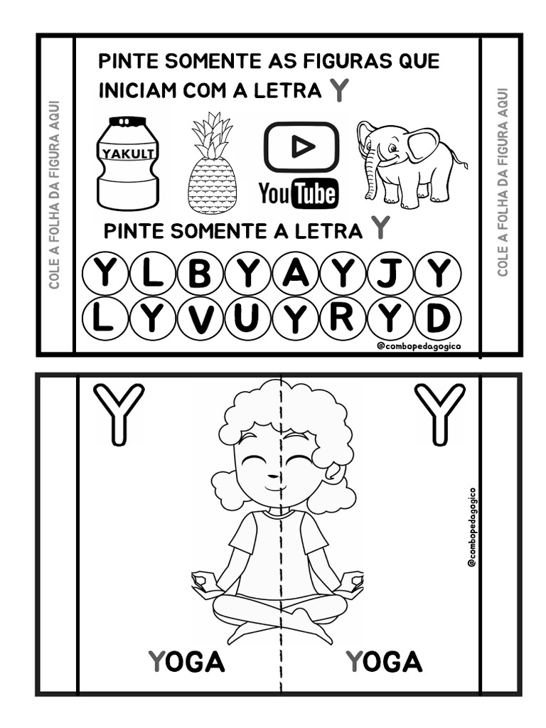 Atividade Alfabeto Y | PDF
